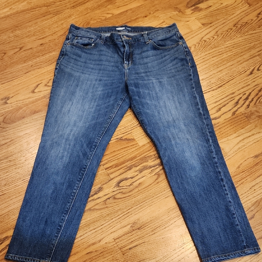 Old Navy Blue Denim Boyfriend Jeans